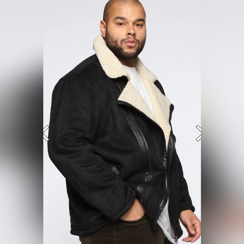Fashion Nova Sherpa Jacket size L